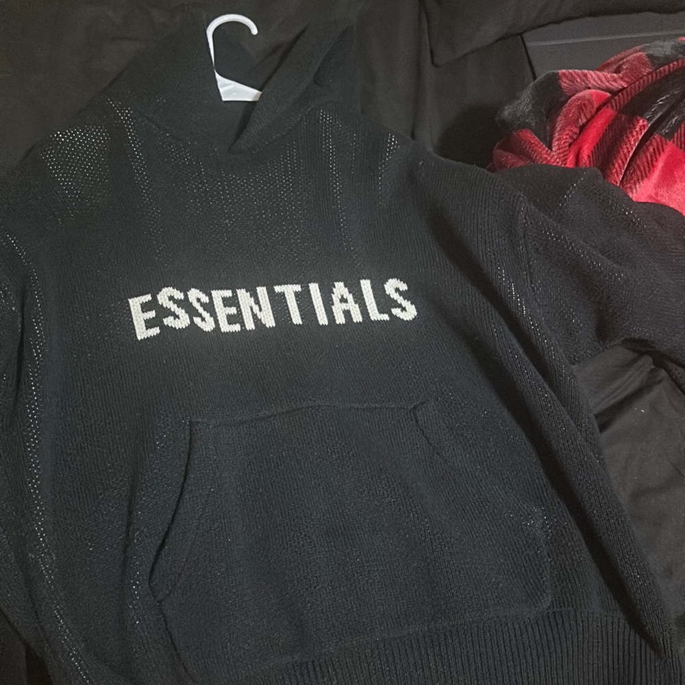 Essentials Hoodie Size M like new.